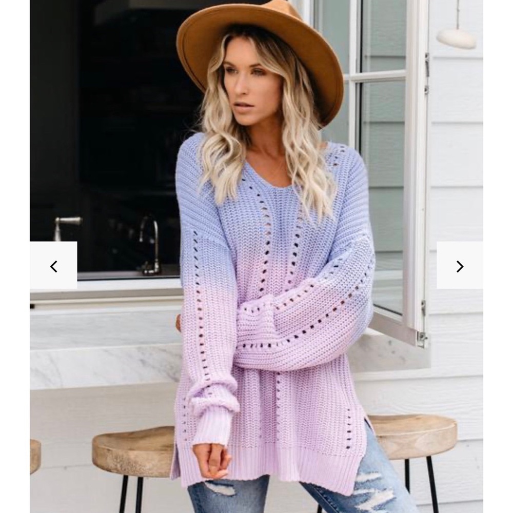 Purple & Pink sweater